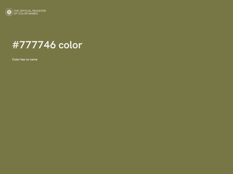 #777746 color image