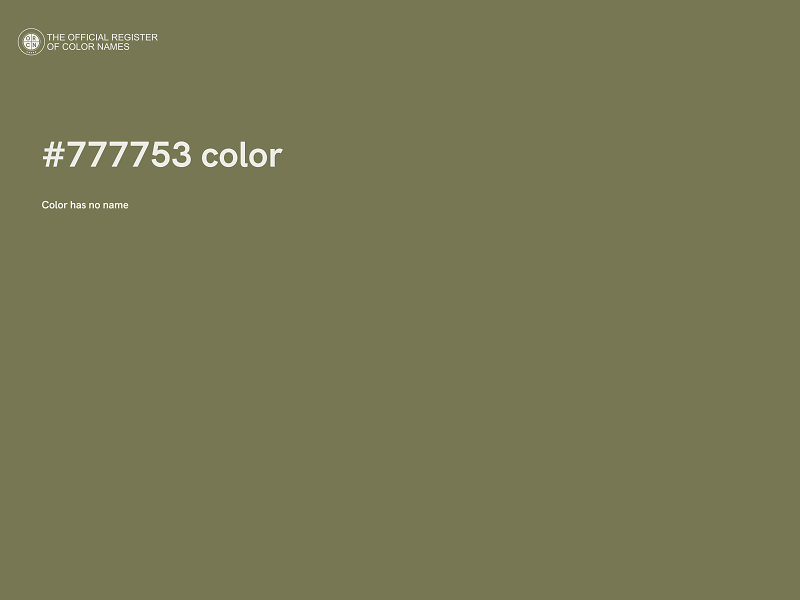 #777753 color image