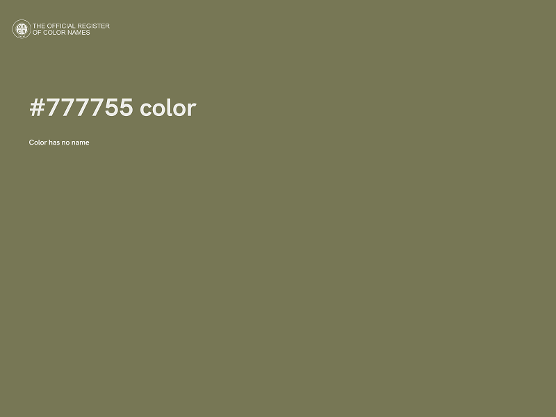 #777755 color image