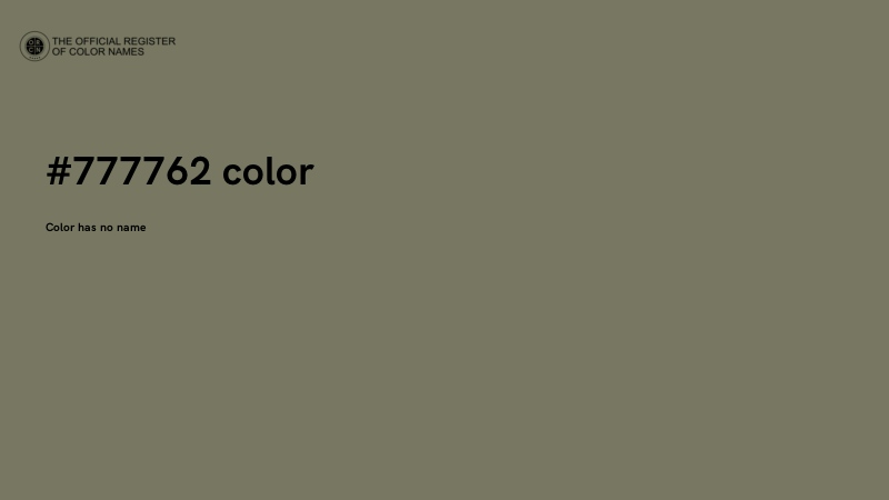 #777762 color image