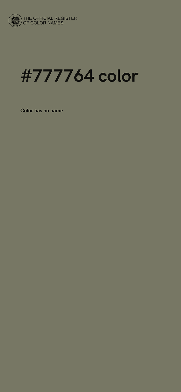 #777764 color image