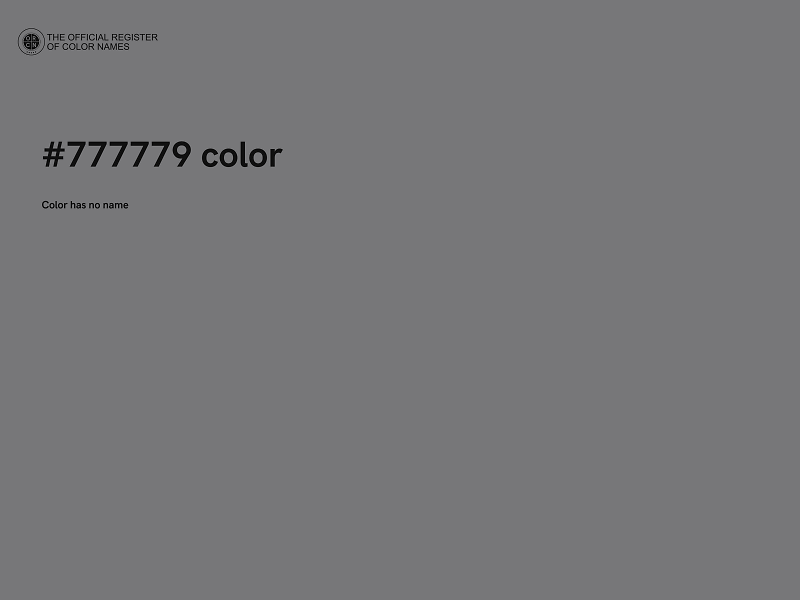 #777779 color image