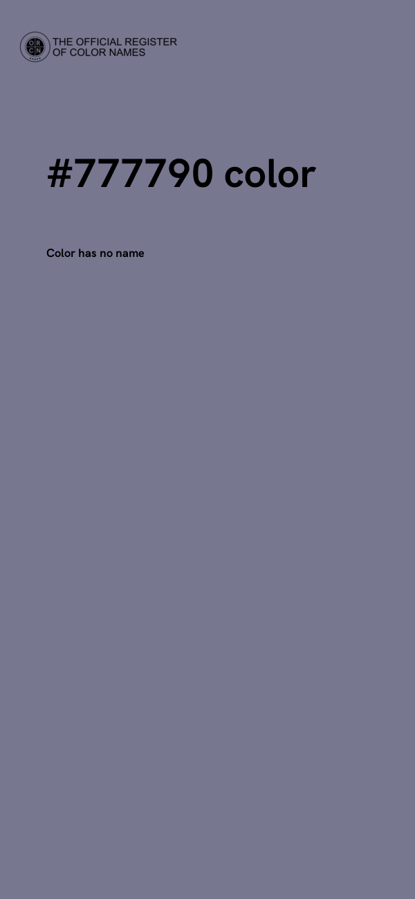 #777790 color image