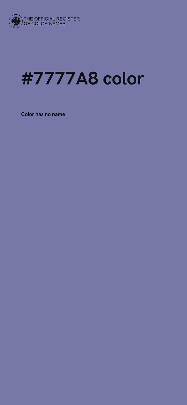 #7777A8 color image