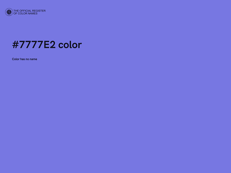 #7777E2 color image