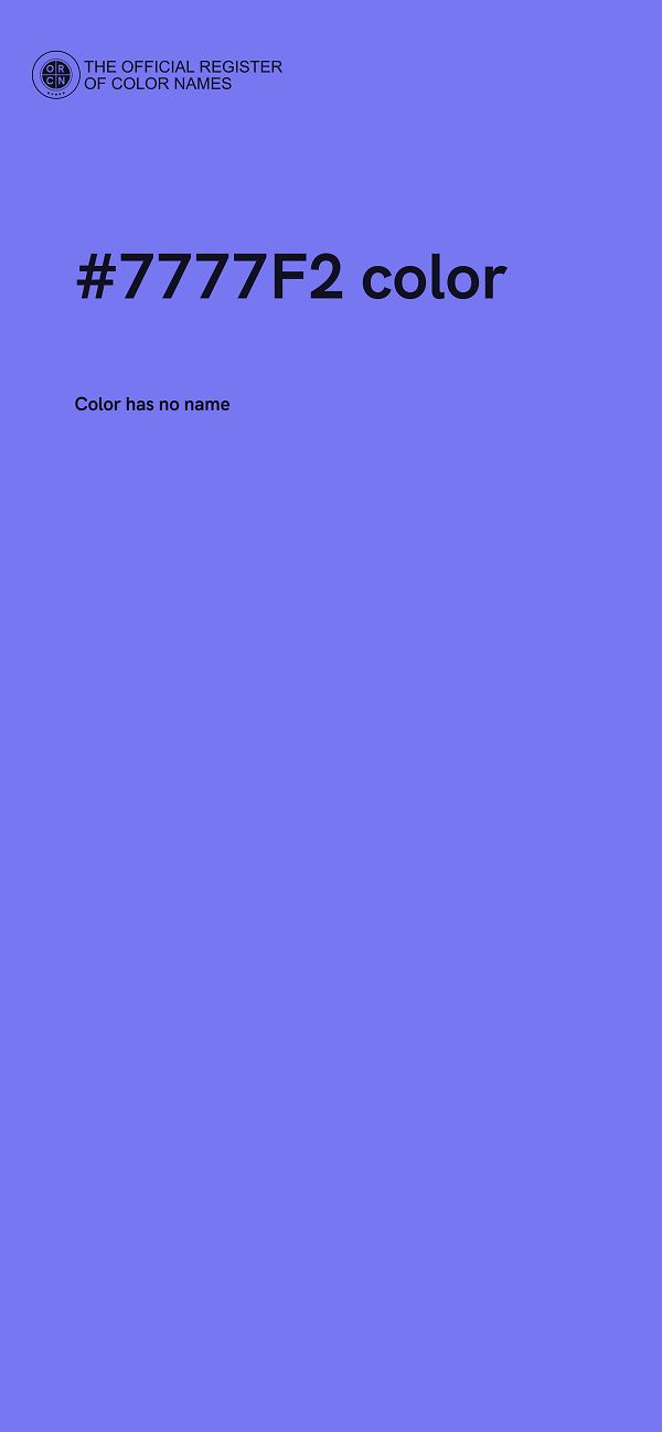 #7777F2 color image