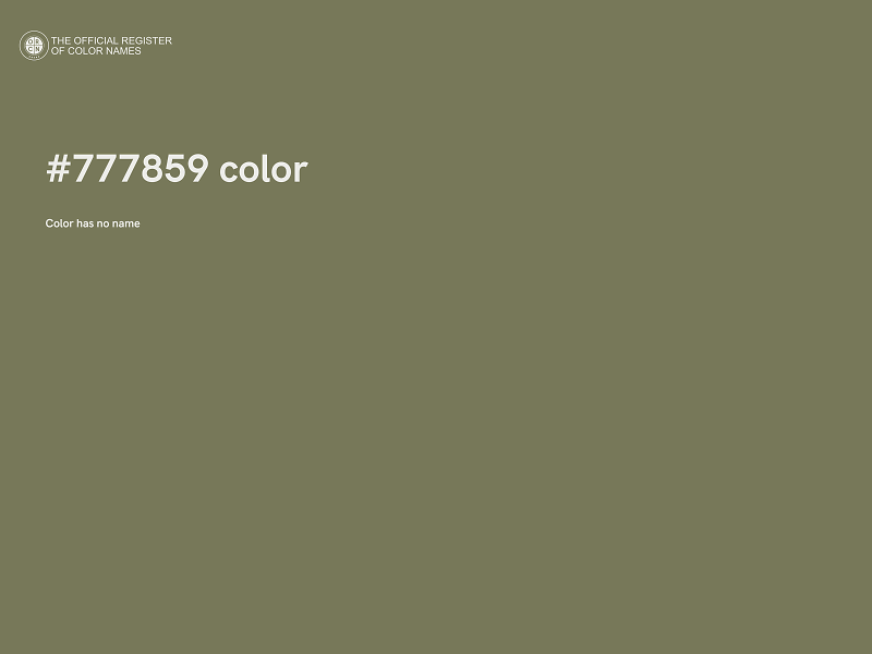 #777859 color image
