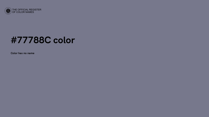 #77788C color image