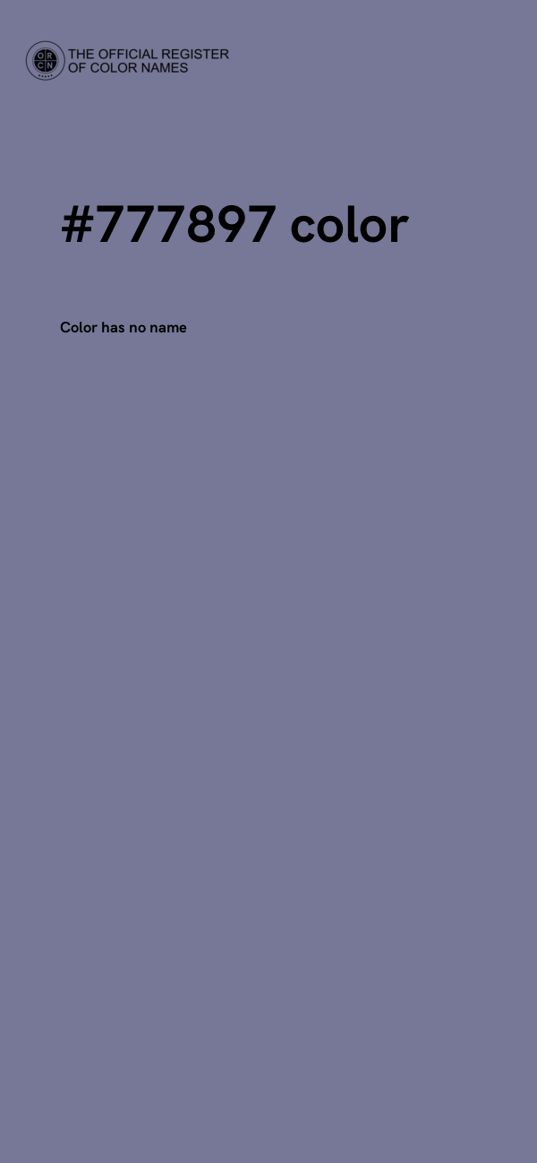 #777897 color image
