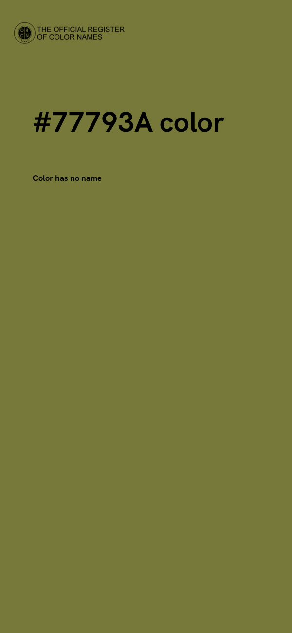 #77793A color image