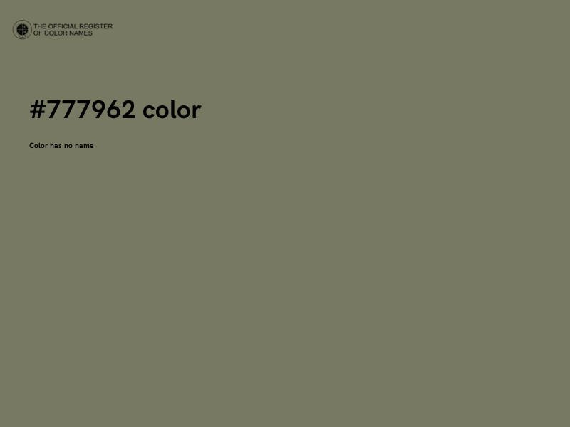 #777962 color image