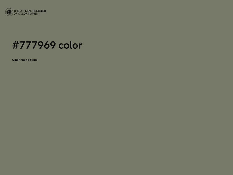 #777969 color image