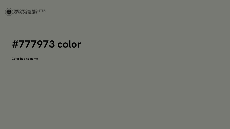 #777973 color image