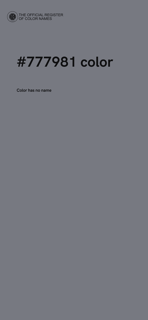 #777981 color image