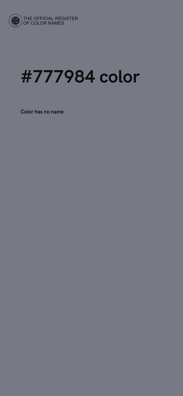 #777984 color image