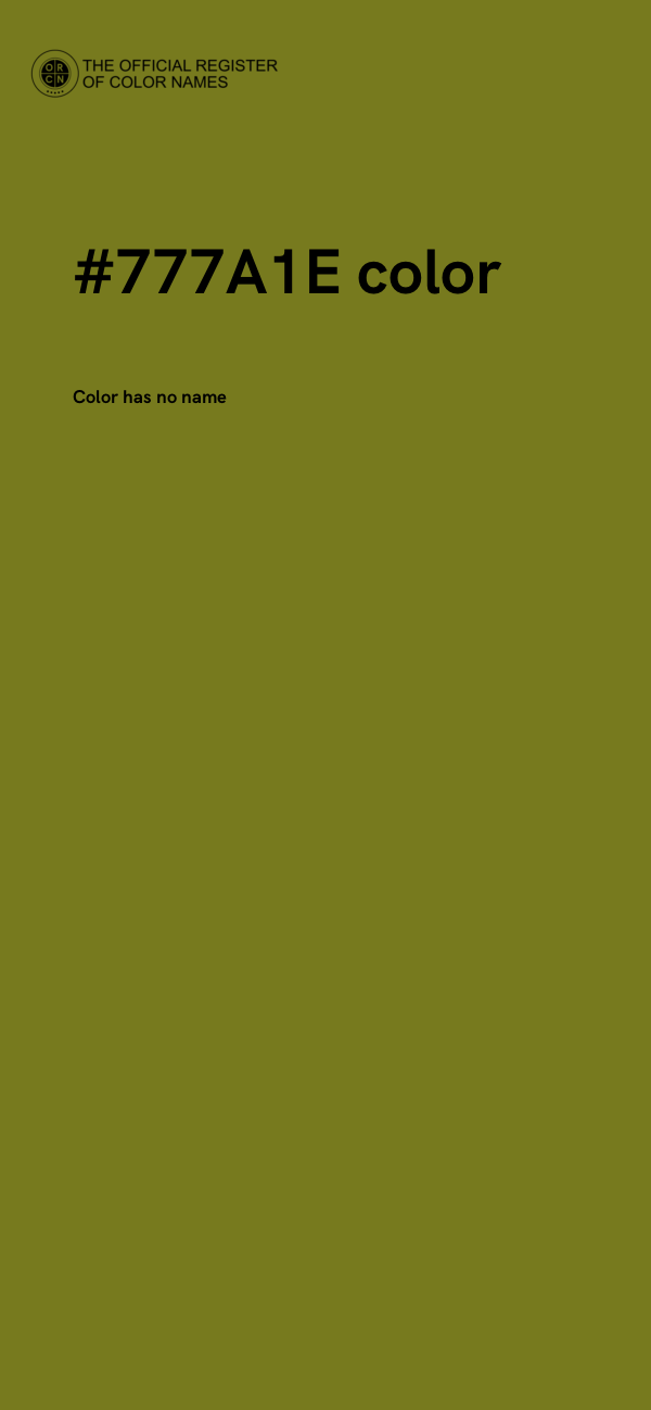 #777A1E color image