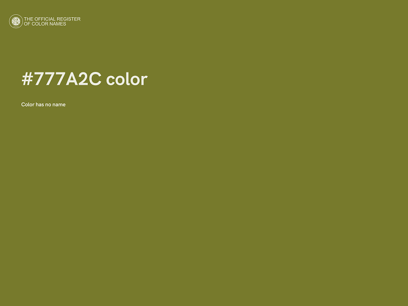 #777A2C color image