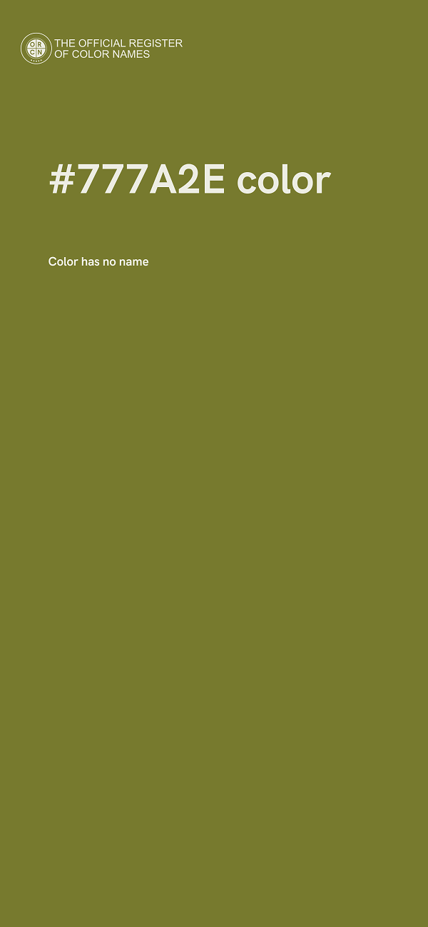 #777A2E color image