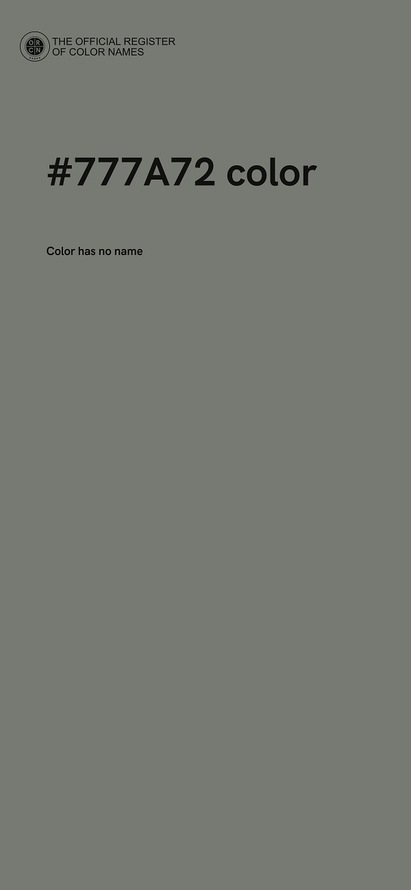 #777A72 color image