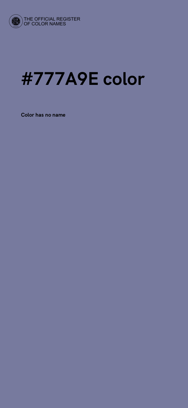 #777A9E color image