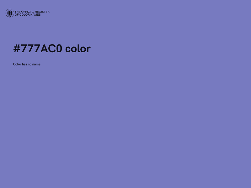 #777AC0 color image