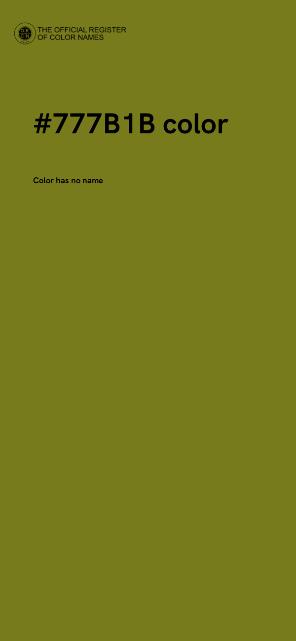 #777B1B color image
