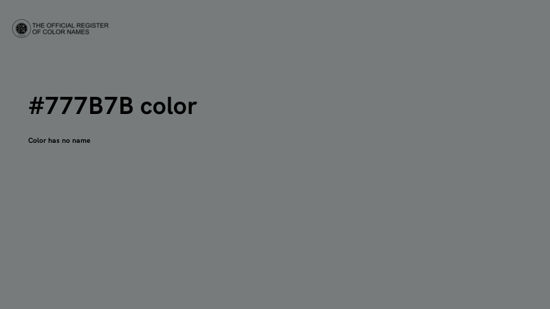 #777B7B color image