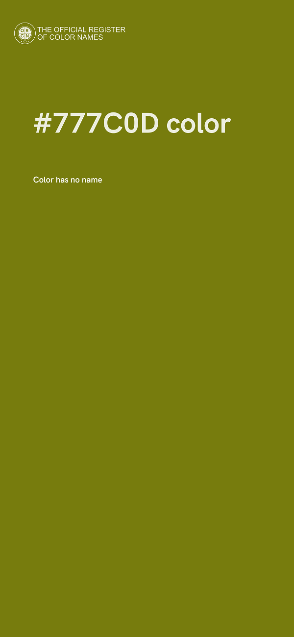 #777C0D color image