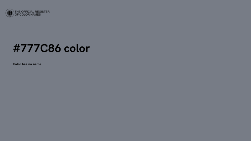 #777C86 color image