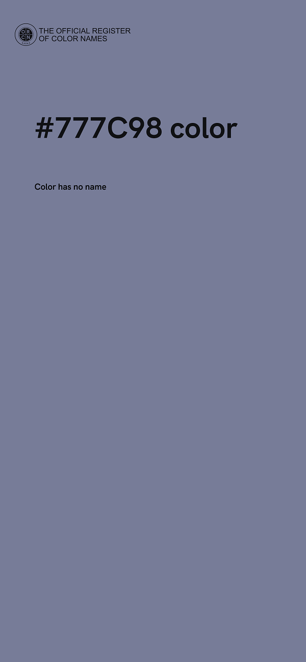 #777C98 color image