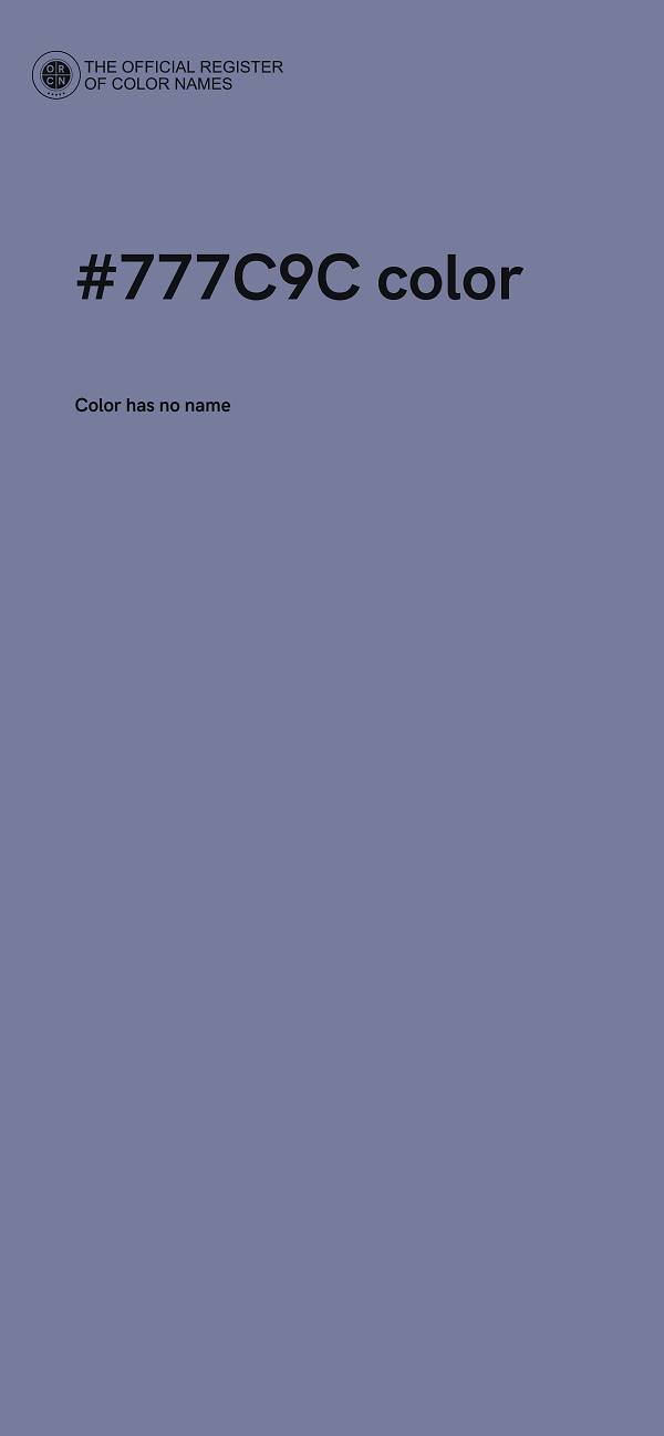 #777C9C color image