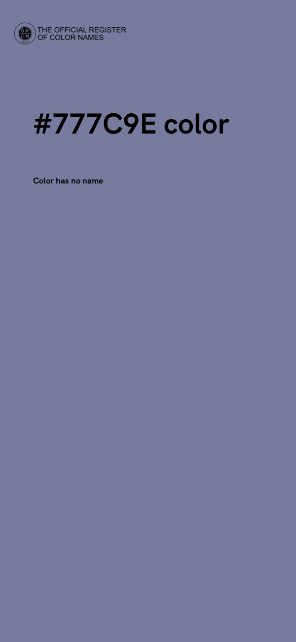 #777C9E color image