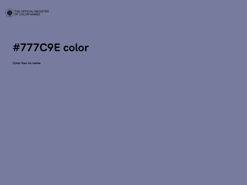 #777C9E color image