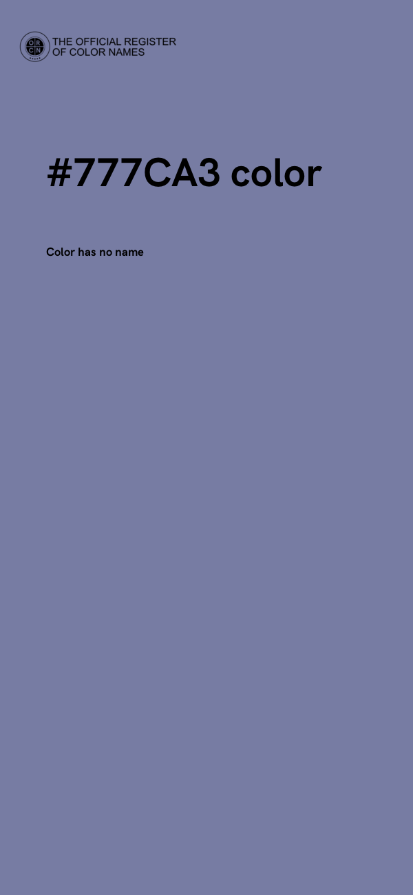 #777CA3 color image