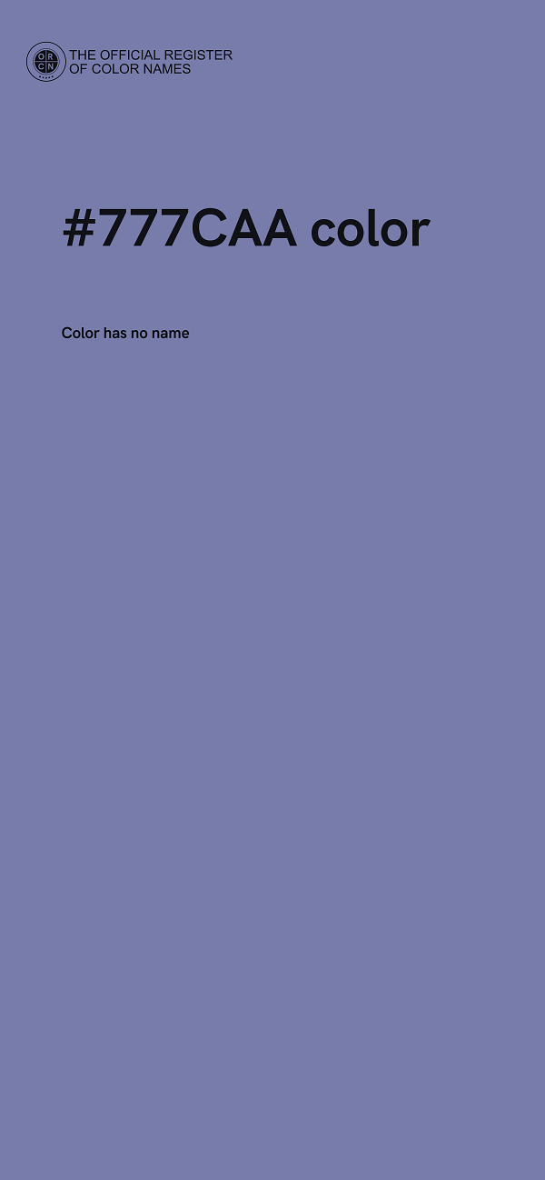 #777CAA color image