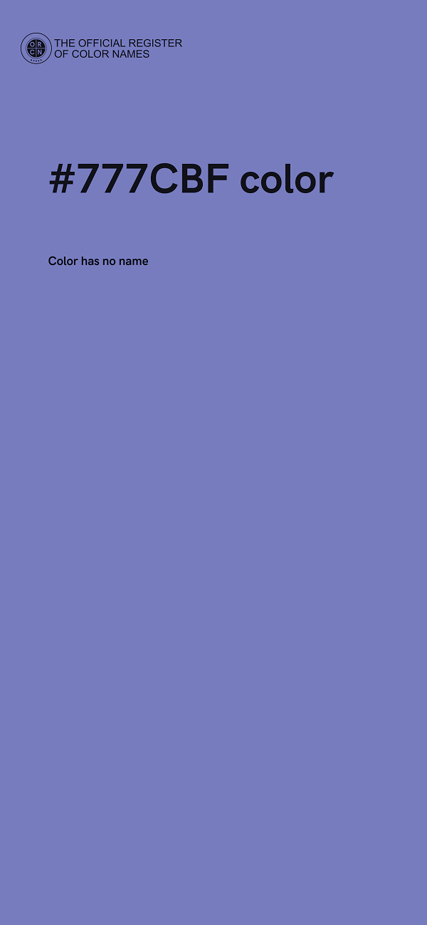 #777CBF color image