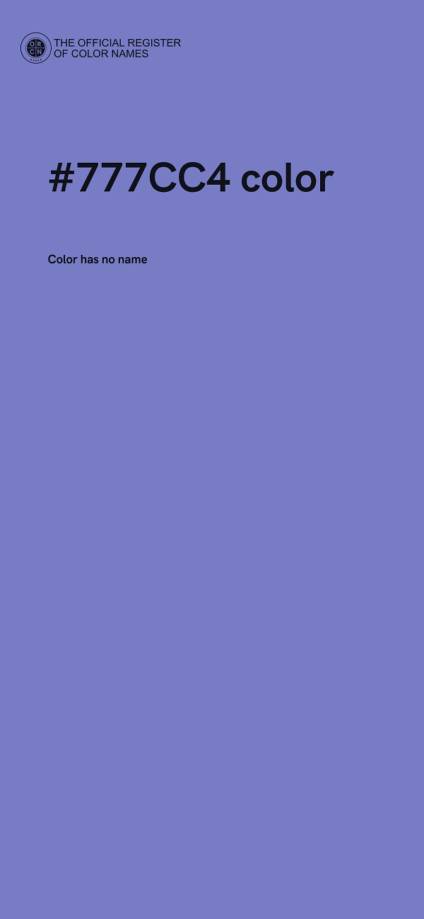 #777CC4 color image