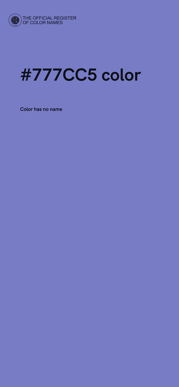 #777CC5 color image