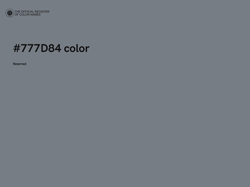 #777D84 color image