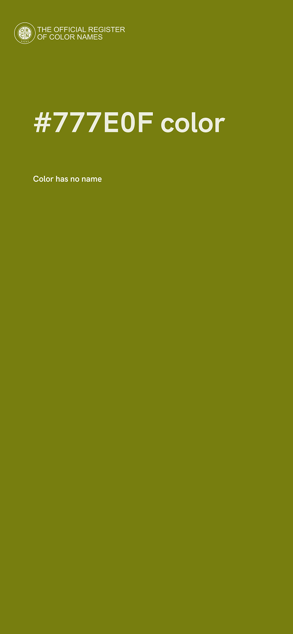 #777E0F color image