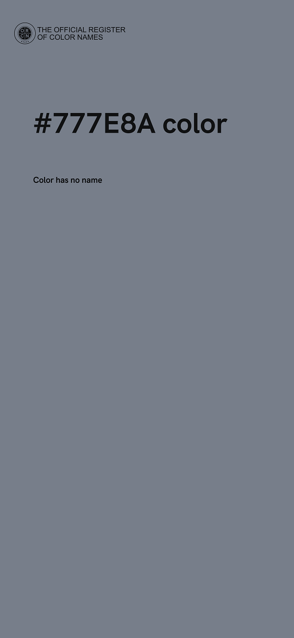#777E8A color image