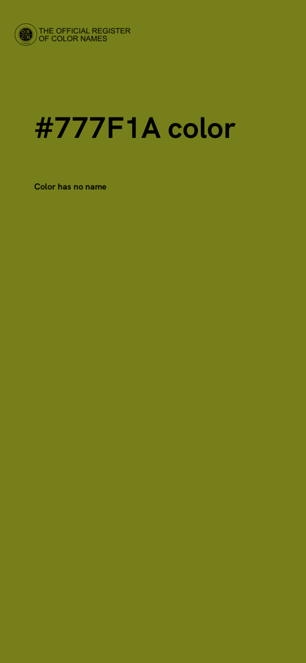 #777F1A color image