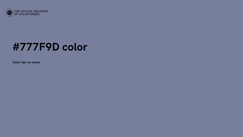 #777F9D color image