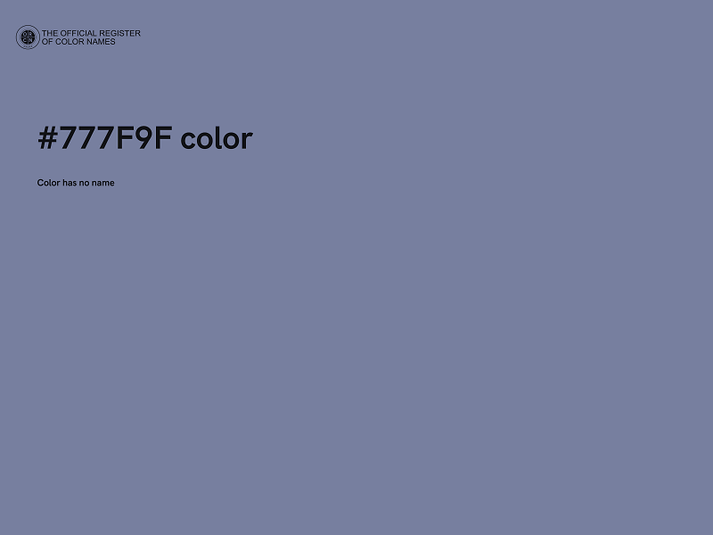 #777F9F color image