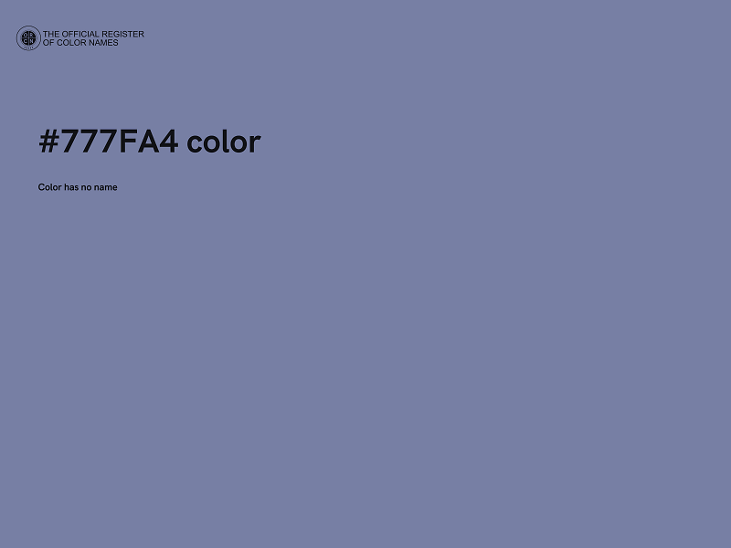 #777FA4 color image