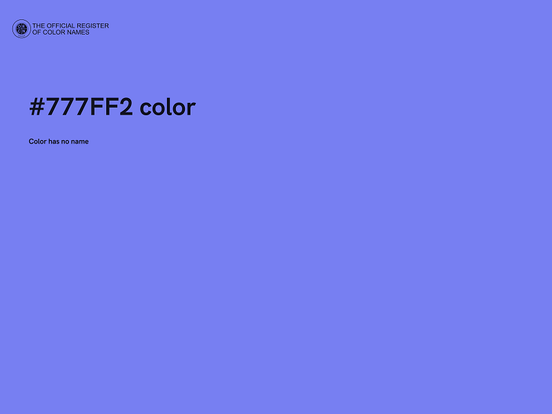 #777FF2 color image