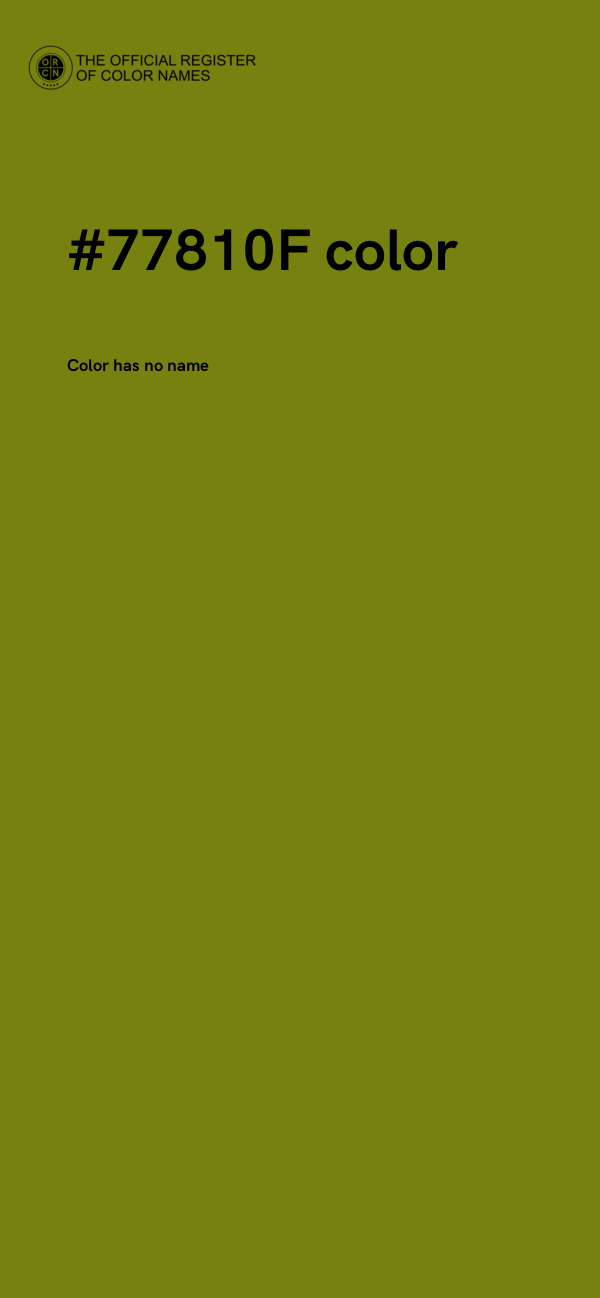 #77810F color image