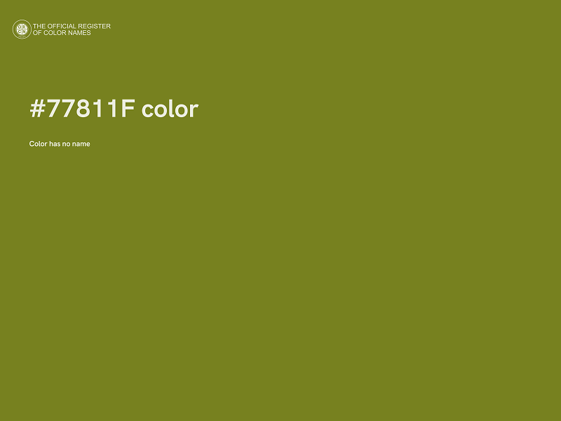 #77811F color image