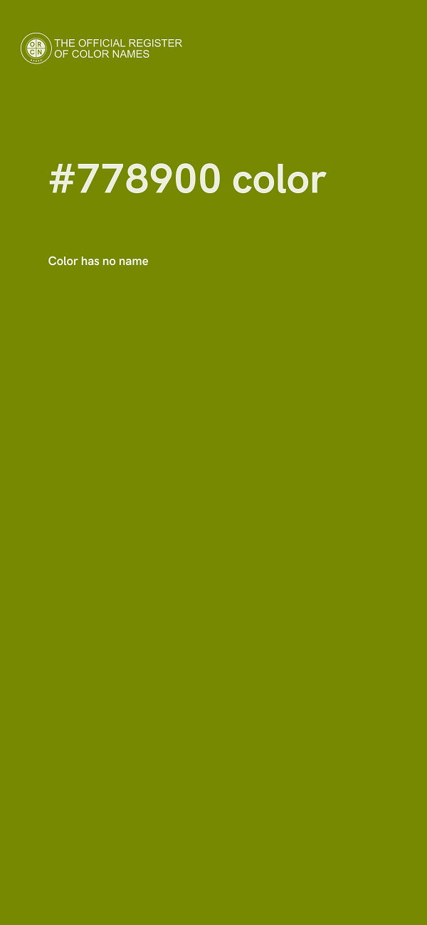 #778900 color image