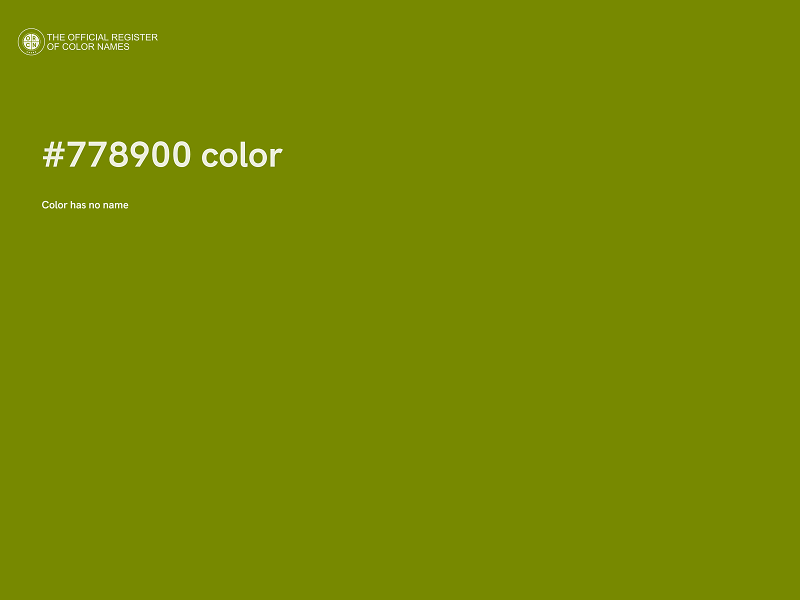#778900 color image